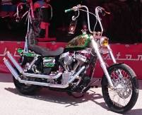 Harley-Davidson Custombike Green Elizabeth Martl Cutsom Garage American Motorcylcles